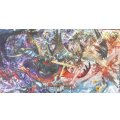 プレイマット『聖霊王アルファリオン&悪魔神バロムクエイク』【サプライ】{-}