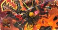 〔状態A-〕プレイマット『[GP2023-1st]切札勝太&カツキング-熱血の物語-』【サプライ】{-}