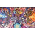 プレイマット『[デュエプレ]破壊龍神ヘヴィ・デス・メタル』【サプライ】{-}