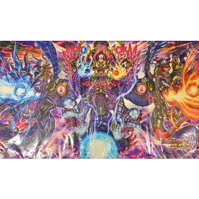 画像1: プレイマット『[デュエプレ]破壊龍神ヘヴィ・デス・メタル』【サプライ】{-}