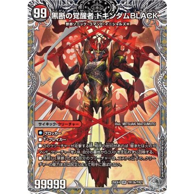 画像1: 時空の鼓動ブラックX/黒断の覚醒者ドキンダムBLACK【SR】{25EX4TR13b/TR21/TR13a/TR21}《多》