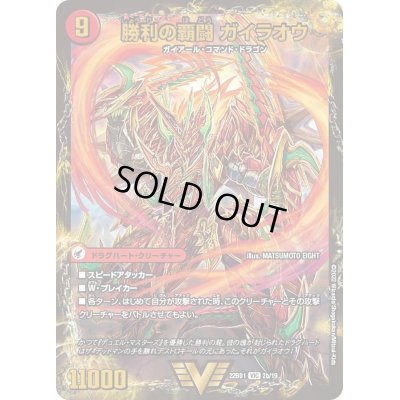 画像1: 〔状態B〕覇闘将龍剣ガイオウバーン/勝利の覇闘ガイラオウ【VIC】{22BD12b/19/2a/19}《超次元》