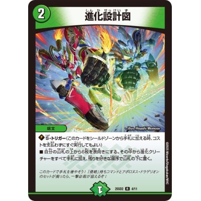 画像1: 進化設計図【R】{25SD24/11}《自然》