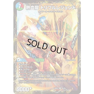 画像1: 〔状態B〕熱血剣レジェンドホーン/熱血龍トリプルレジェンド【VR】{25BD38b/20/8a/20}《超次元》