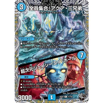 全員集合！アクア・三兄弟/超次元ジェイシーエイ・ホール【R】{25EX4T1/T30}《水》