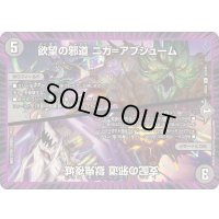 〔状態B〕欲望の邪道ニガ=アブシューム/支配の邪道獄鬼夜城【R】{25EX245/105}《闇》