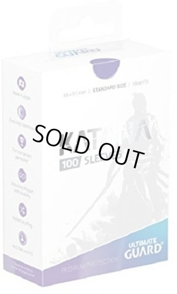 画像1: 『KATANASleevesStandardSize（紫）』100枚入り【サプライ】{-}《-》 (1)