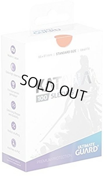 画像1: 『KATANASleevesStandardSize（橙）』100枚入り【サプライ】{-}《-》 (1)