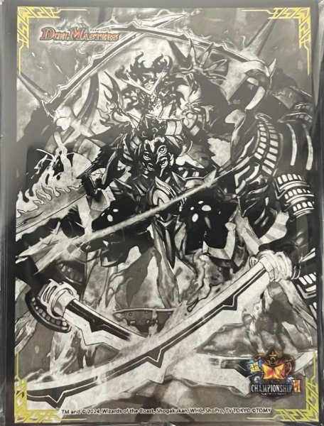 画像1: スリーブ『[超CSVI](モノクロ)ヴァルキリアス・武者・ムサシ「弐天」』60枚入り【サプライ】{-} (1)