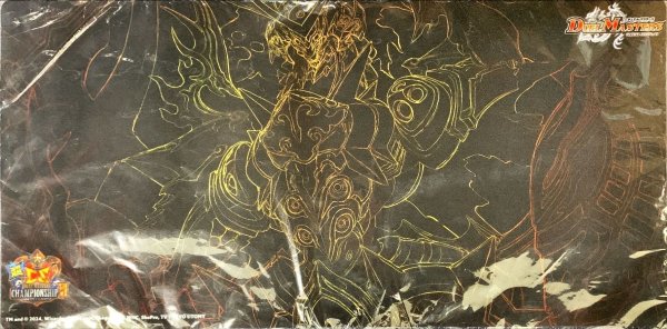 画像1: プレイマット『[超CSVI](線画)ヴァルキリアス・武者・ムサシ「弐天」』【サプライ】{-} (1)