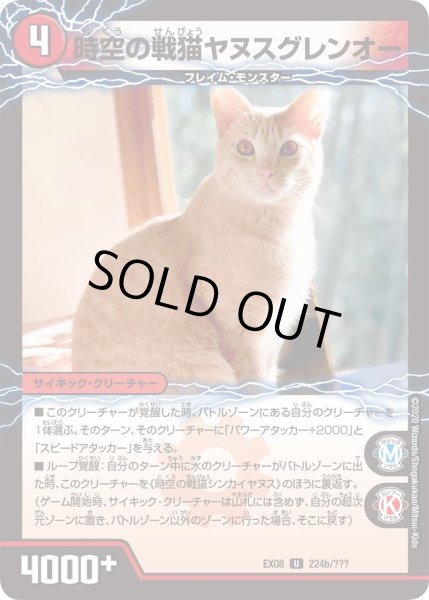 画像1: 〔状態A-〕時空の戦猫シンカイヤヌス/時空の戦猫ヤヌスグレンオー【U】{EX08224b/???/224a/???}《超次元》 (1)