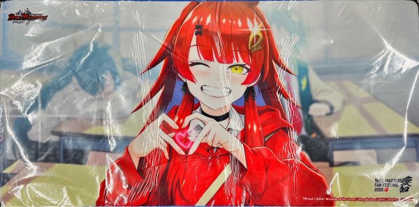 画像1: プレイマット『[ファンフェス2025愛知]真久間メガ』【サプライ】{-} (1)