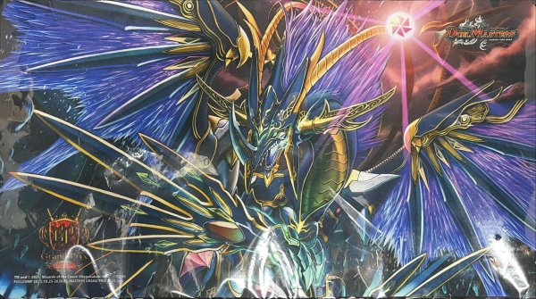 画像1: プレイマット『[GP2025-2nd]覇竜凰ドルザバード』【サプライ】{-} (1)