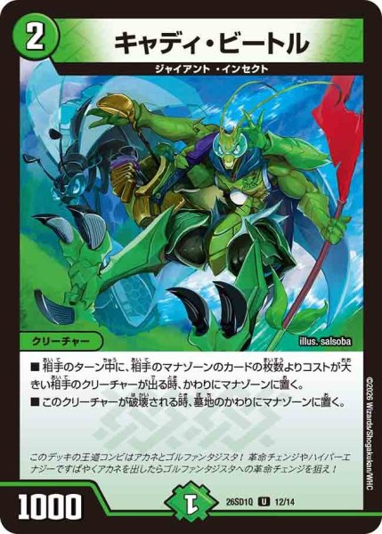 画像1: キャディ・ビートル【U】{26SD1Q12/14}《自然》 (1)