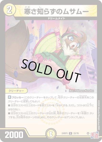 画像1: 寒さ知らずのムサムー【U】{24RP333/76}《光》 (1)