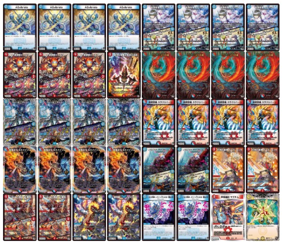 赤青マジック【ver1.4】{40枚}《デッキ販売》