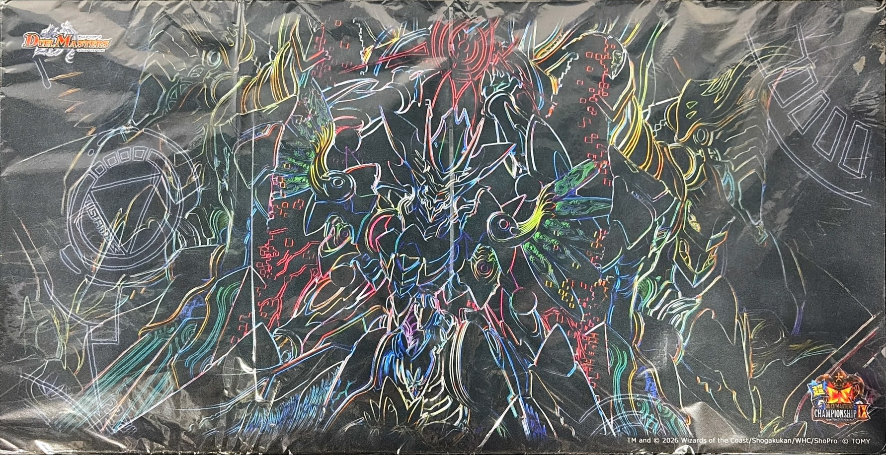 パーフェクトペテンシー　プレイマット プレイマット『[超CSIX](線画)不滅の精霊パーフェクト・ギャラクシー